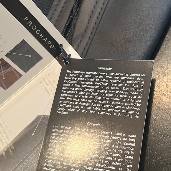 NWT* ProChaps The Fit half chaps black 18” length, XL Calf (see size chart) - Picture 14 of 16